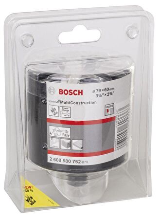 Tuğla, Ahşap, Fiber, Sıva, Fayans İçin 79 mm Panç BOSCH 2608580752